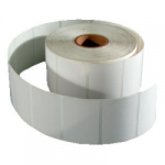 Etichete din plastic alb